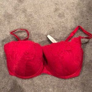 Vintage Victoria’s Secret red push up bra 36D NWT